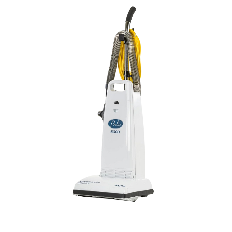 Prolux 6000 commercial upright vacuum angled view.