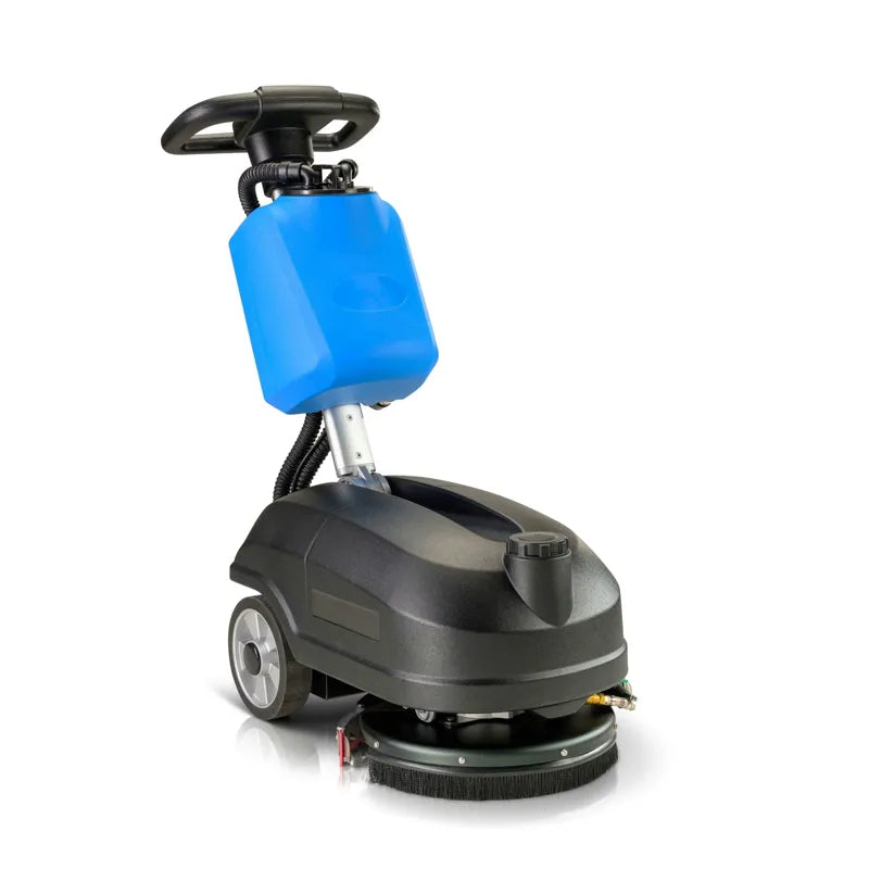 Prolux C350D 14 inch cordless floor cleaner side view.