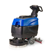 Prolux C460S 18 inch cordless commercial walk behind floor cleaner scrubber buffer rear view.