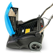 Prolux CP360 wide area commercial vacuum dual brushrolls motors open dustbin.