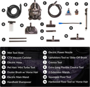 Prolux CTX PRO Water Filtration Bagless Canister Vacuum Cleaner