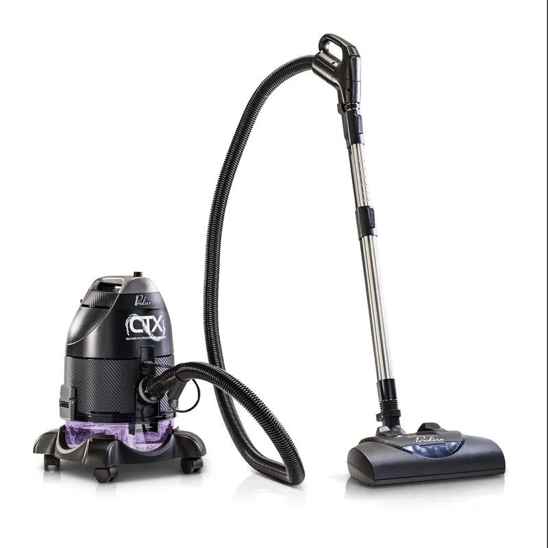 Prolux CTX PRO Water Filtration Bagless Canister Vacuum Cleaner full view on white.