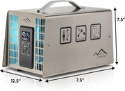 Prolux Comfort PLCOZ12K Stainless Steel 9,000 to 14,000 mg/hr Commercial Ozone Generator and Air Purifier