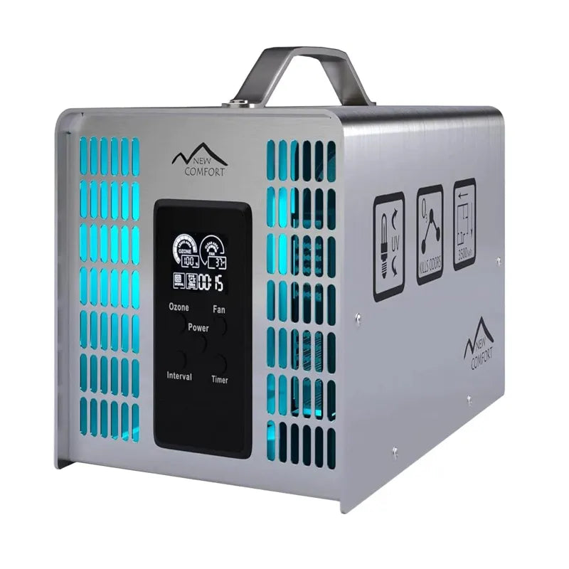 Prolux Comfort PLCOZ12K front view with digital display and blue light.