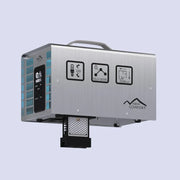 Prolux Comfort PLCOZ12K stainless steel ozone generator with icons.
