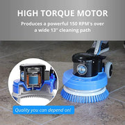 Prolux Core 15in commercial polisher high torque motor.