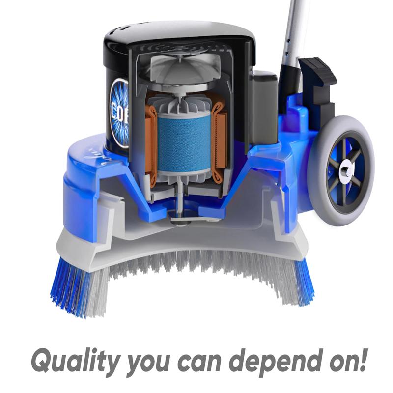 Prolux Core cutaway view motor brush system.