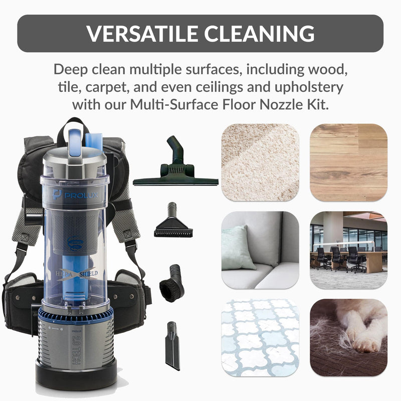 Prolux Lightweight 2.0 Bagless Upright Backpack Vacuum