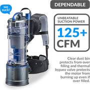 Prolux Lightweight 2.0 suction power info.