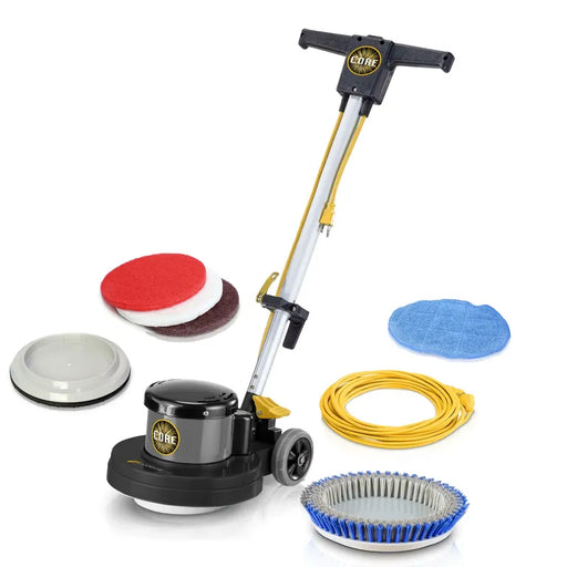 Prolux PLC13L 13 inch heavy duty commercial polisher floor buffer machine scrubber and 5 pads.
