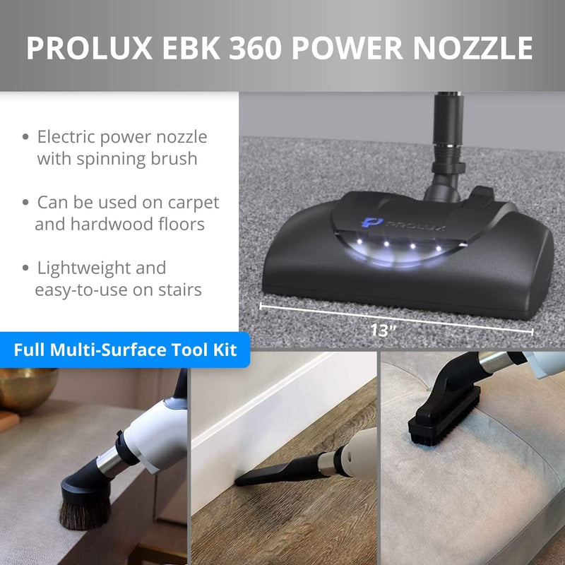 Prolux PLCCV12K Complete Central Vacuum Unit System with Prolux Electric Hose Power Nozzle Kit
