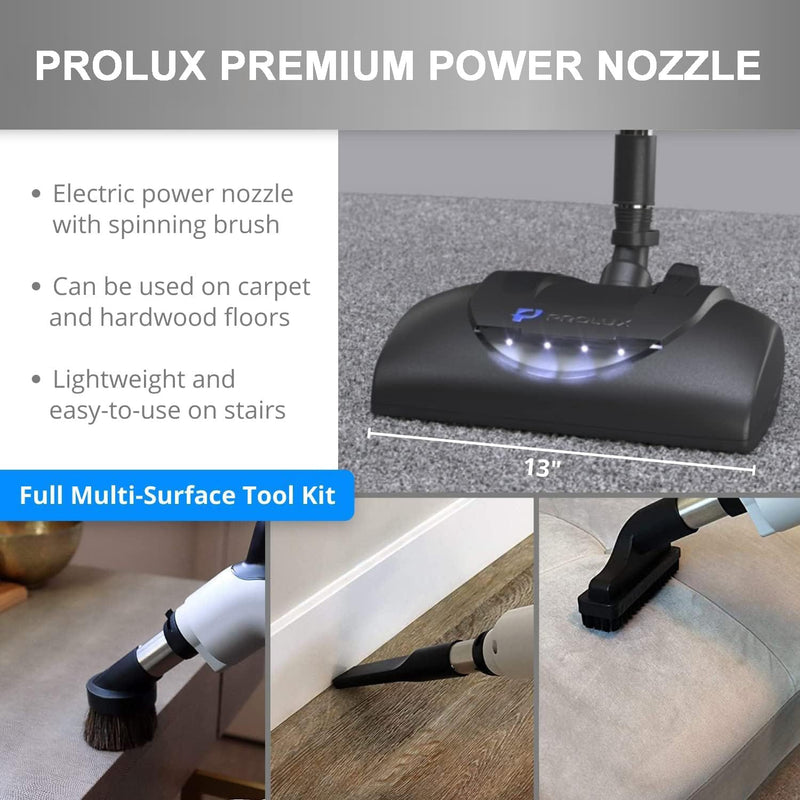 Prolux PLCCV12Kr Complete Central Vacuum Unit System with Prolux Electric Hose Power Nozzle Kit