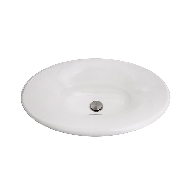Nantucket Sinks RC70640W Tortola Italian Fireclay Vanity Sink (image 2)