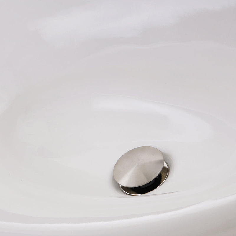 Nantucket Sinks RC70640W Tortola Italian Fireclay Vanity Sink (image 4)