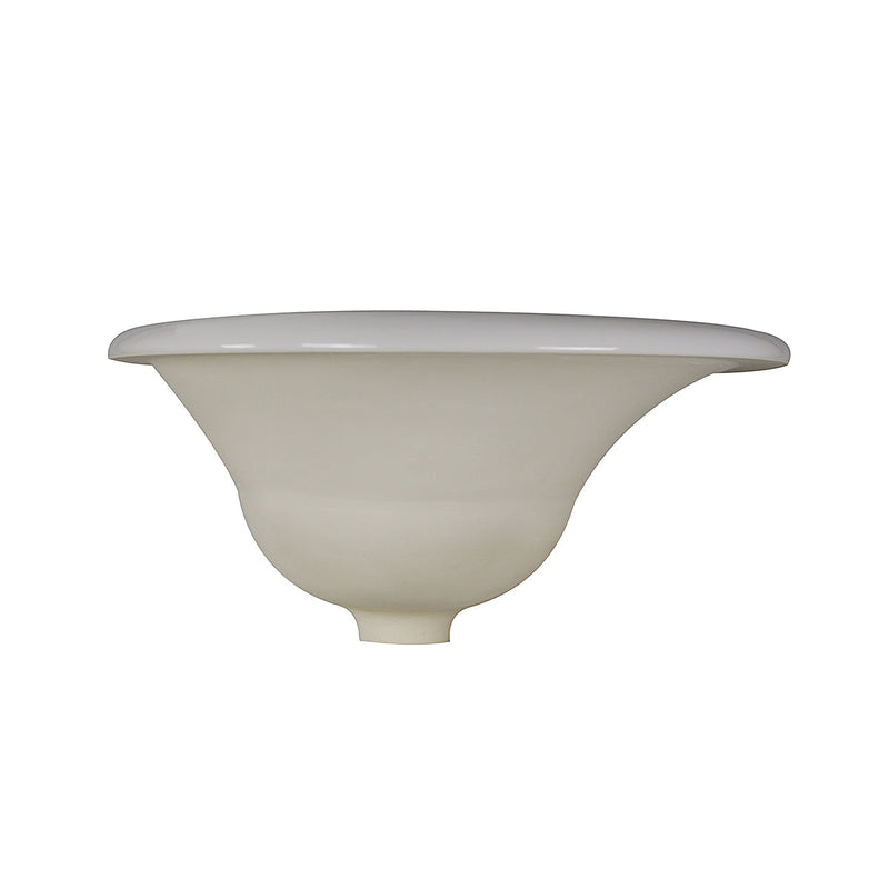 Nantucket Sinks RC70640W Tortola Italian Fireclay Vanity Sink (image 5)