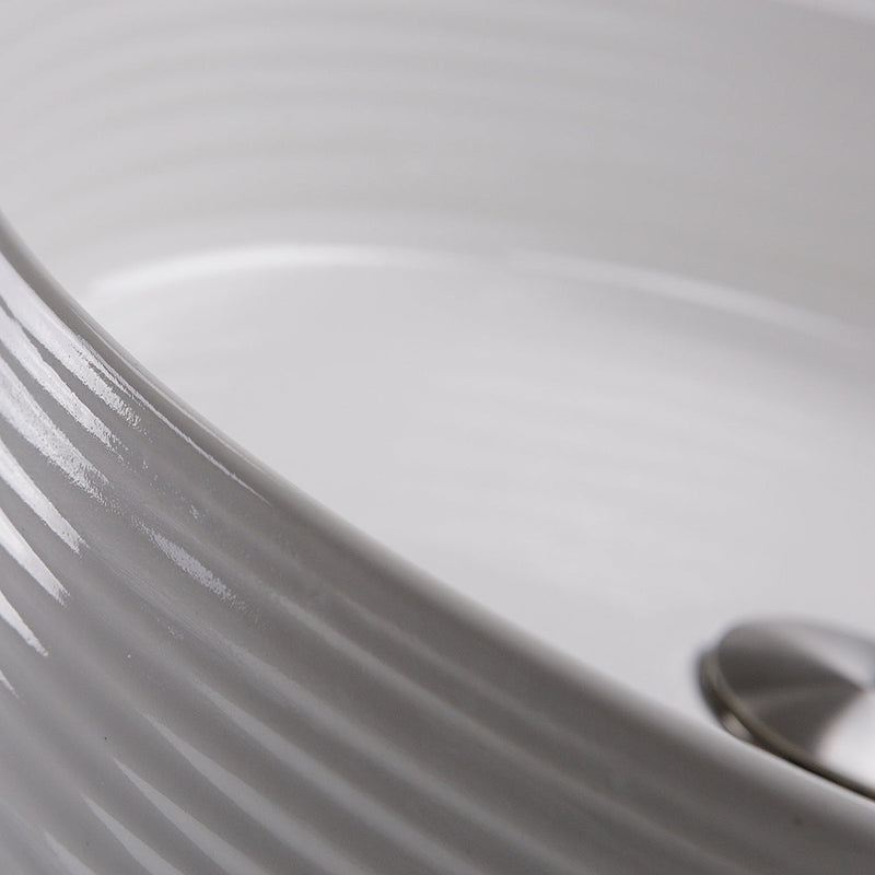 Nantucket Sinks RC7102WV Kiel Italian Fireclay Vanity Sink (image 4)