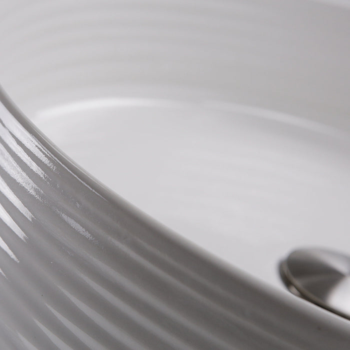 Nantucket Sinks RC7102WV Kiel Italian Fireclay Vanity Sink