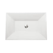 Nantucket Sinks RC73040W Cannes Italian Fireclay Vanity Sink