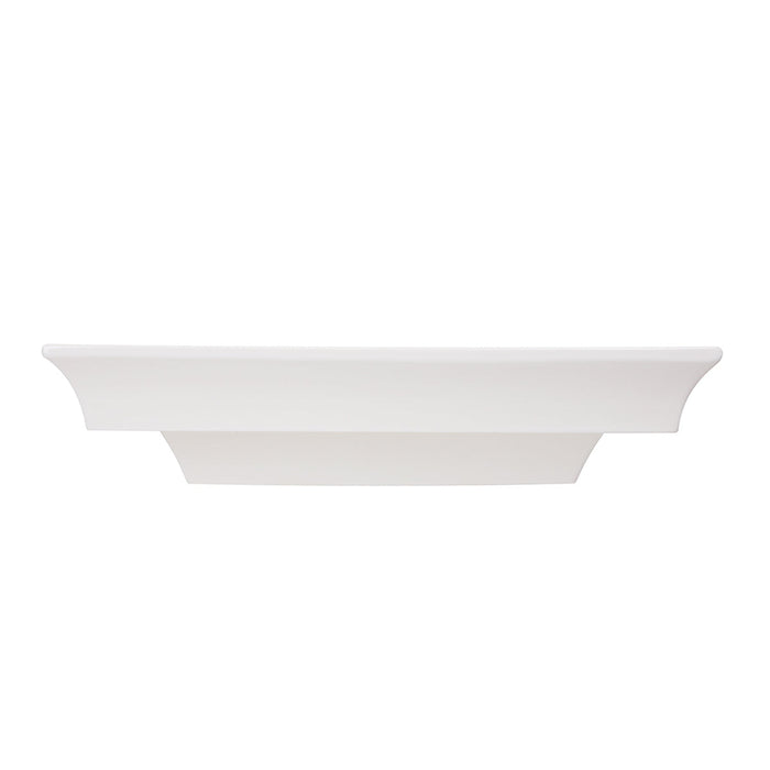 Nantucket Sinks RC73040W Cannes Italian Fireclay Vanity Sink