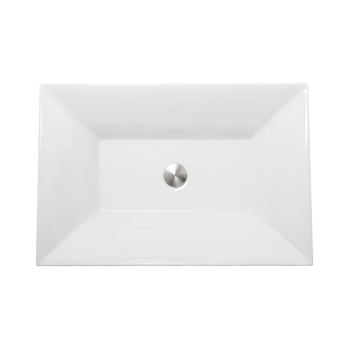 Nantucket Sinks RC73040W Cannes Italian Fireclay Vanity Sink