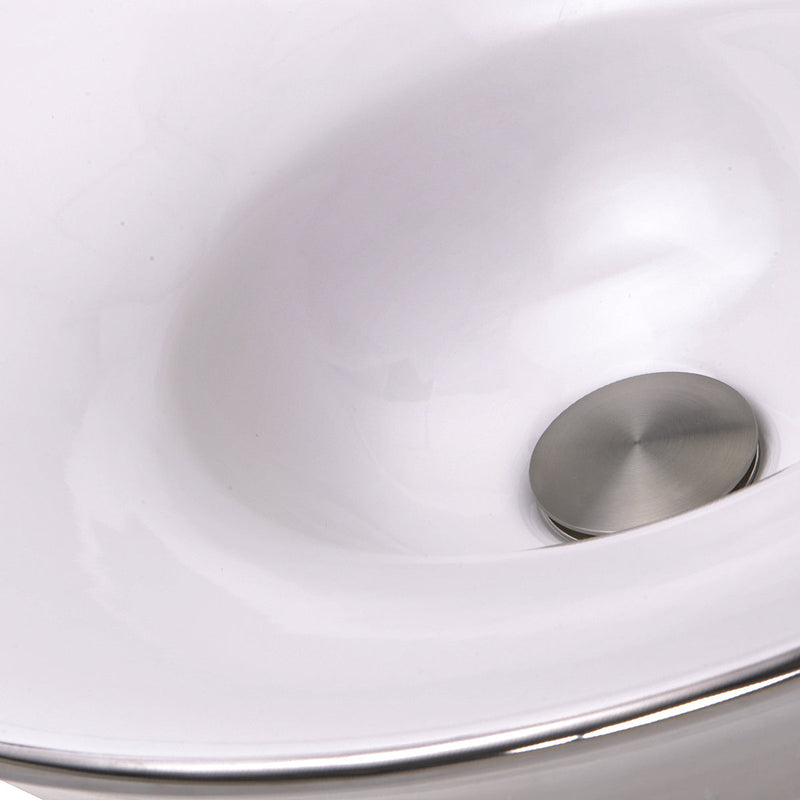 Nantucket Sinks St. Malo Italian Fireclay Vanity Sink (image 3)