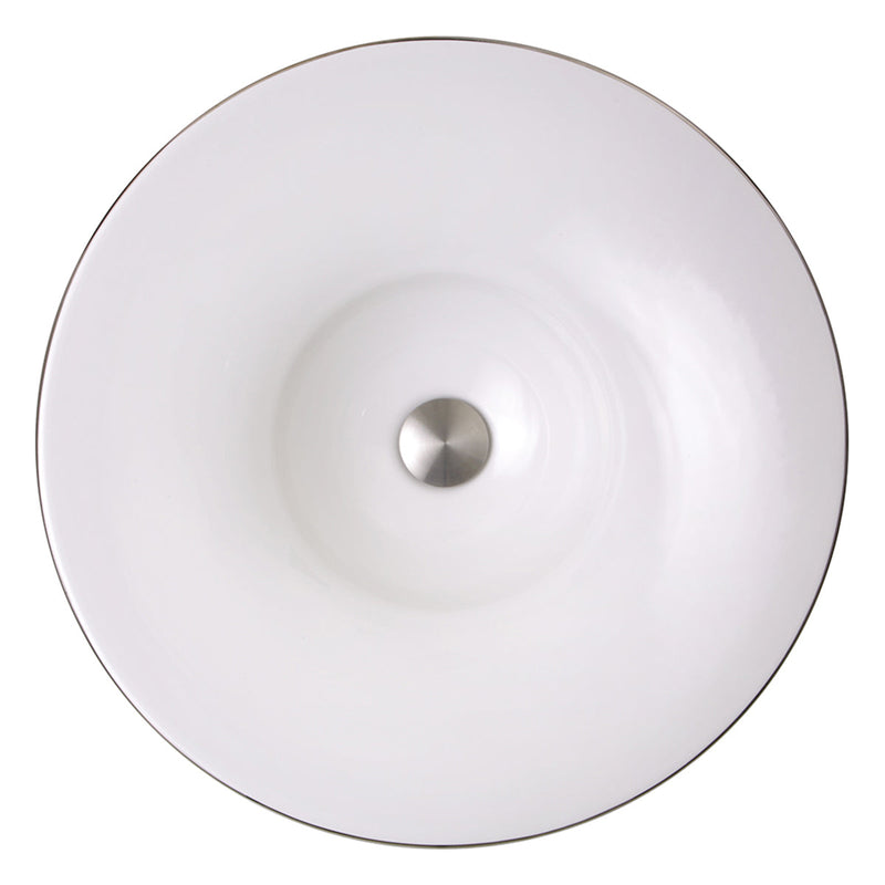 Nantucket Sinks St. Malo Italian Fireclay Vanity Sink (image 4)