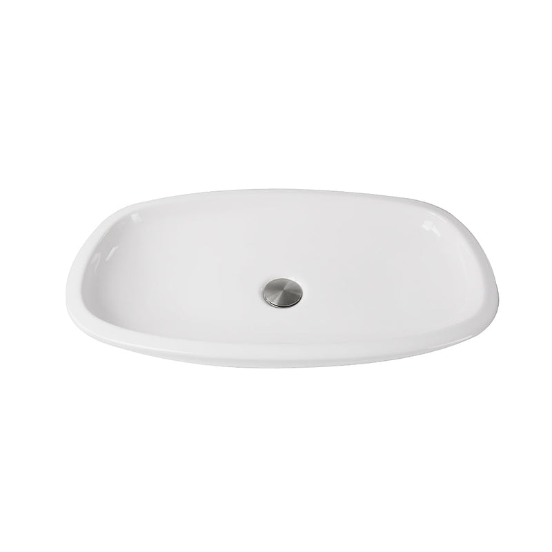 Nantucket Sinks RC79041W Portofino Italian Fireclay Vanity Sink (image 4)