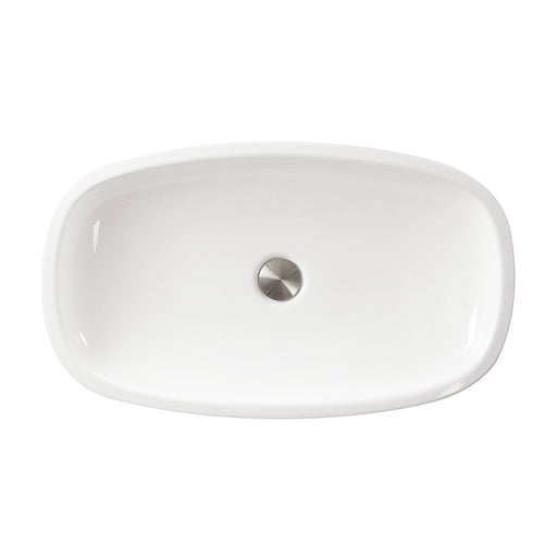 Nantucket Sinks RC79041W Portofino Italian Fireclay Vanity Sink