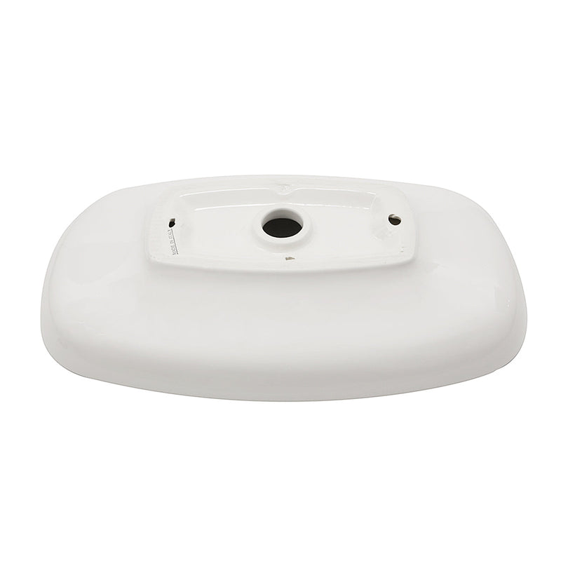Nantucket Sinks RC79041W Portofino Italian Fireclay Vanity Sink (image 6)