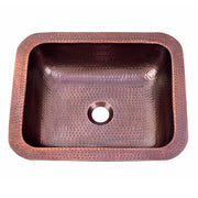 Nantucket Sinks REHC-2.5 Hammered Rectangle Bar Sink (image 2)