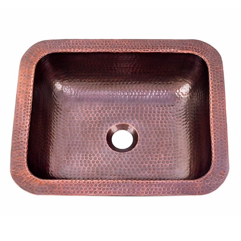 Nantucket Sinks REHC-2.5 Hammered Rectangle Bar Sink (image 2)