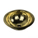 Nantucket Sinks 16.5" Hammered Brass Round Undermount Bathroom Sink w/Overflow - Parent