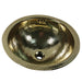 Nantucket Sink 13" Hand Hammered Brass Round Undermount Bathroom Sink w/Overflow - Parent