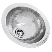 Nantucket Sinks ROS 13" Hand Hammered Round Bar Sink (image 2)