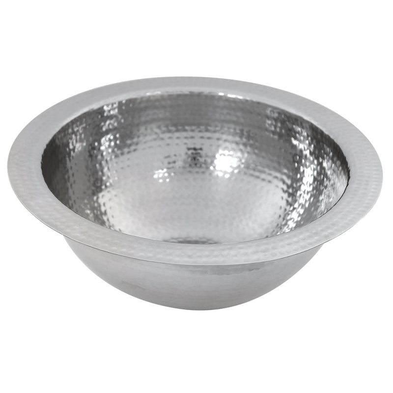 Nantucket Sinks ROS 13" Hand Hammered Round Bar Sink (image 3)