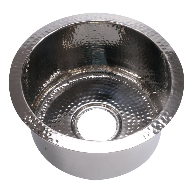 Nantucket Sinks RS15 15-Inch Hand Hammered Round Bar Sink - Parent