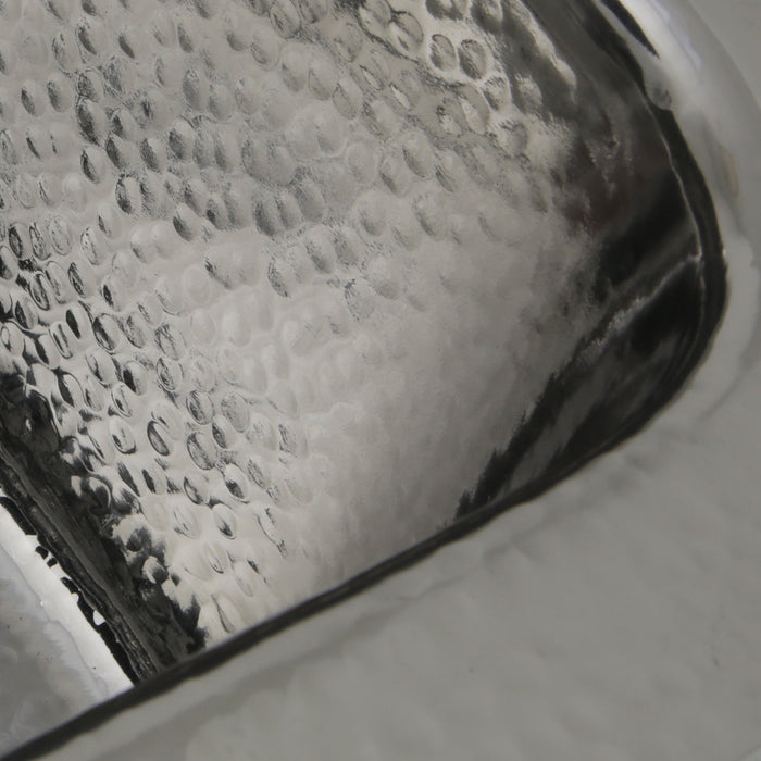 Nantucket Sinks SQRS-7 SQRS-7 16.5" Square Hammered Stainless Undermount Bar Sink