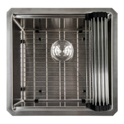 Nantucket Sinks SR-PS-1919-16 Pro Series Prep-Station Single Bowl Undermount Entertainment Sink (image 3)