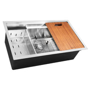 Nantucket Sinks SR-PS-3018-16 Pro Series Prep-Station Single Bowl Undermount Kitchen Sink with Included Accessories (image 2)