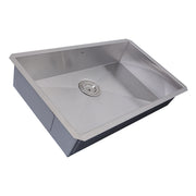Nantucket Sinks SS-PRO-ZR3018-5.5 30" Single Bowl Zero Radius ADA Stainless Steel Kitchen Sink (image 3)