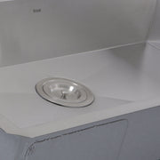 Nantucket Sinks SS-PRO-ZR3018-5.5 30" Single Bowl Zero Radius ADA Stainless Steel Kitchen Sink (image 4)