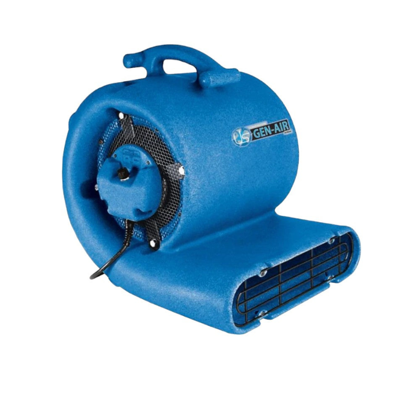 Sandia Gen Air 3 Speed Air Mover angled view with logo.
