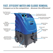 Sandia Sniper 24 Gallon 2 Stage Flood Pumper feature diagram.