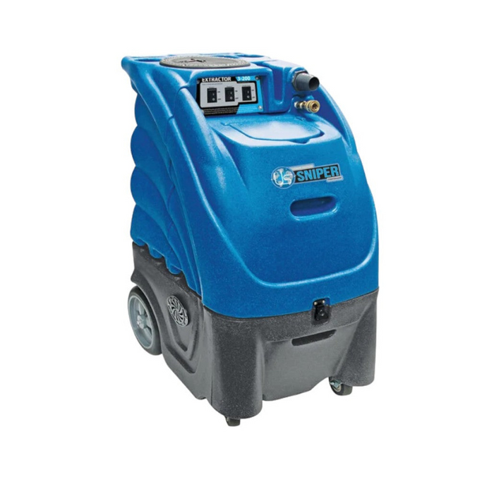 Sandia Sniper 6 Gallon Dual 3 Stage Carpet Extractor front view.