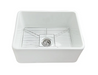 Nantucket sinks T-FCFS24 24 inch fireclay farmhouse kitchen sink
