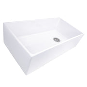 Nantucket Sinks T-FCFS36 36" Farmhouse Sink with Offset Drain and Grid (image 2)
