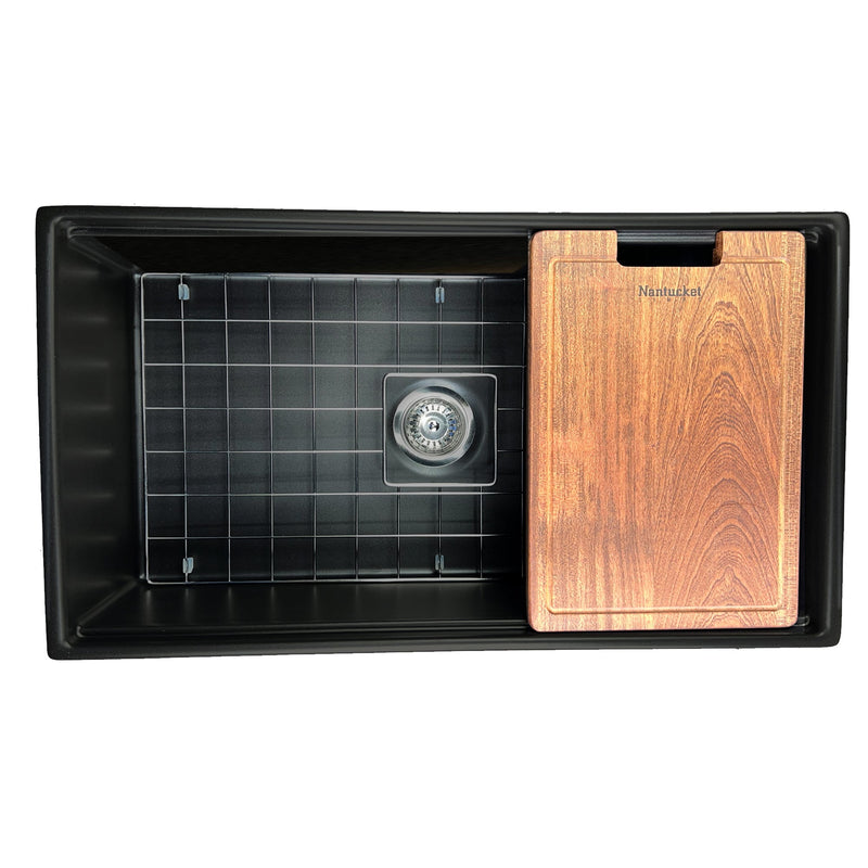 Nantucket Sinks T-PS33 33" Workstation Apron Sink with Accessories (image 2)