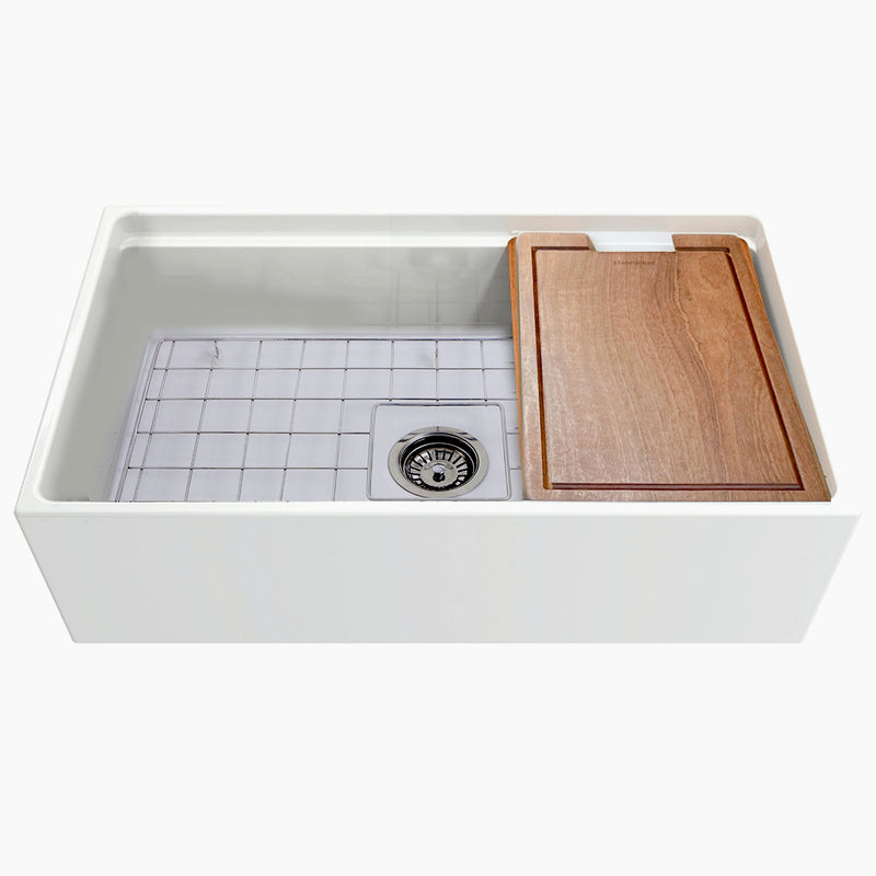 Nantucket Sinks T-PS33 33" Workstation Apron Sink with Accessories (image 4)