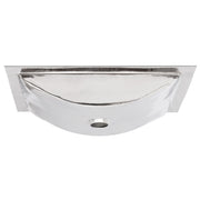 Nantucket Sinks TRS Hand Hammered Stainless Steel Rectangle Undermount Bathroom Sink (image 3)