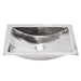 Nantucket Sinks TRS Hand Hammered Stainless Steel Rectangle Undermount Bathroom Sink